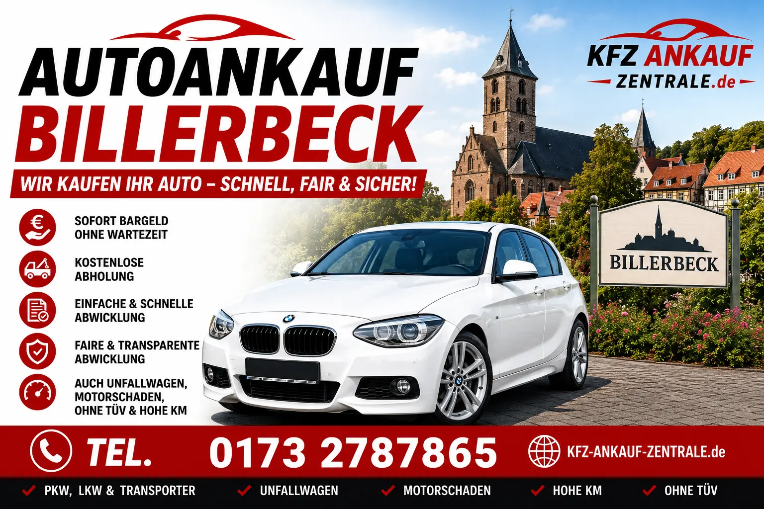 Autoankauf Billerbeck Autoankauf Billerbeck – Gebrauchtwagen, Unfallwagen und Fahrzeuge mit Motorschaden zum fairen Preis verkaufen BMW, VW, Opel