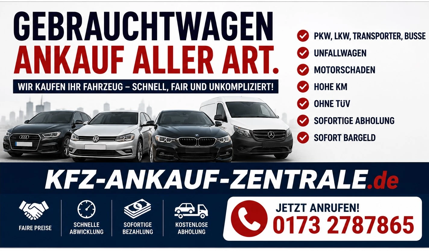 gebrauchtwagen ankauf aller art Bochum