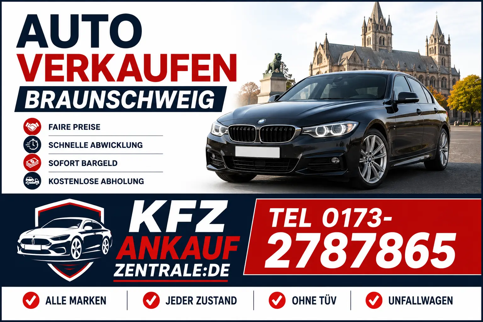 Auto Verkaufen mit abholung Auto Verkaufen Braunschweig 38100, Niedersachsen