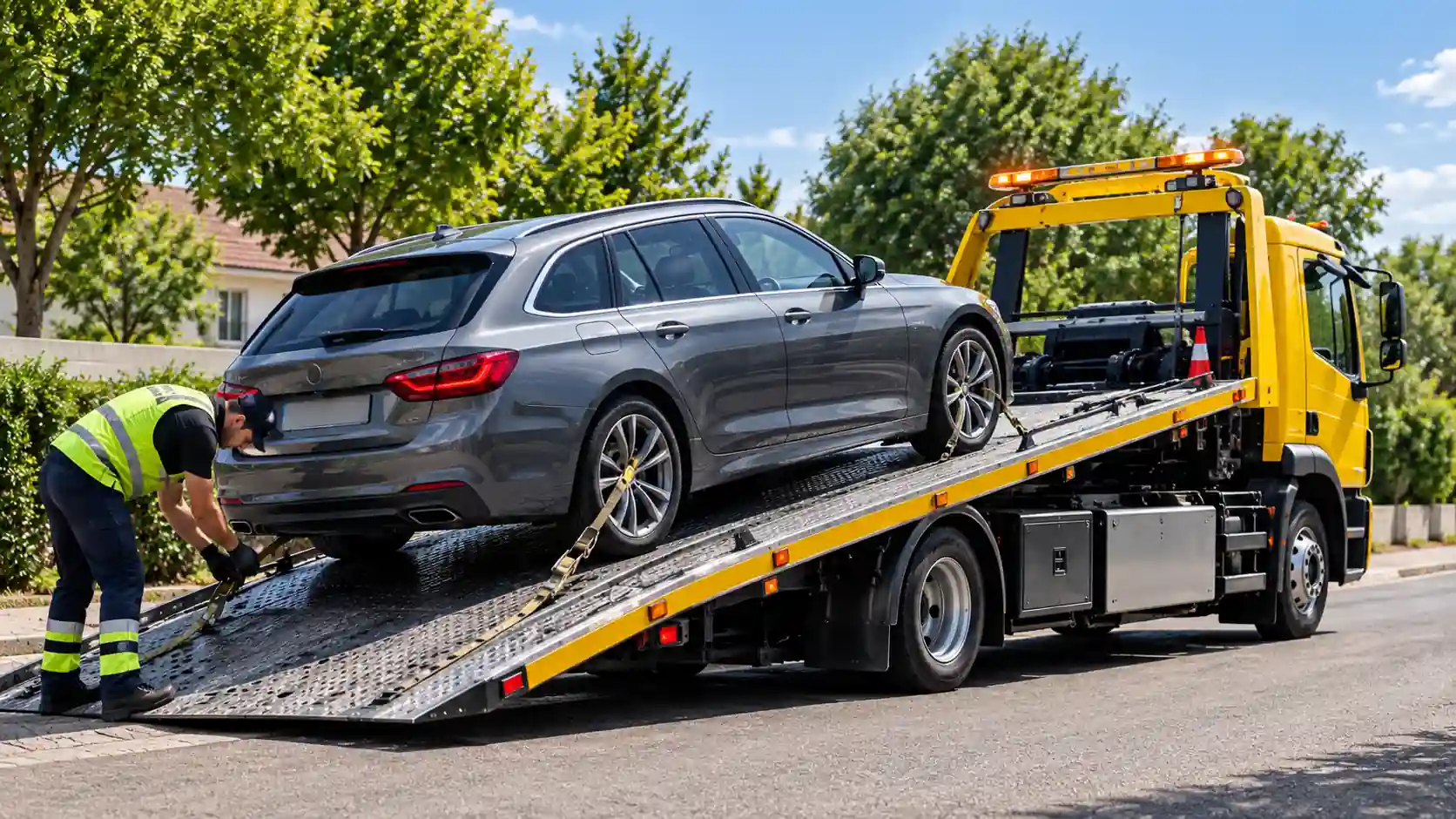 Kostenlose Fahrzeugabholung für den Autoexport in Heilbronn