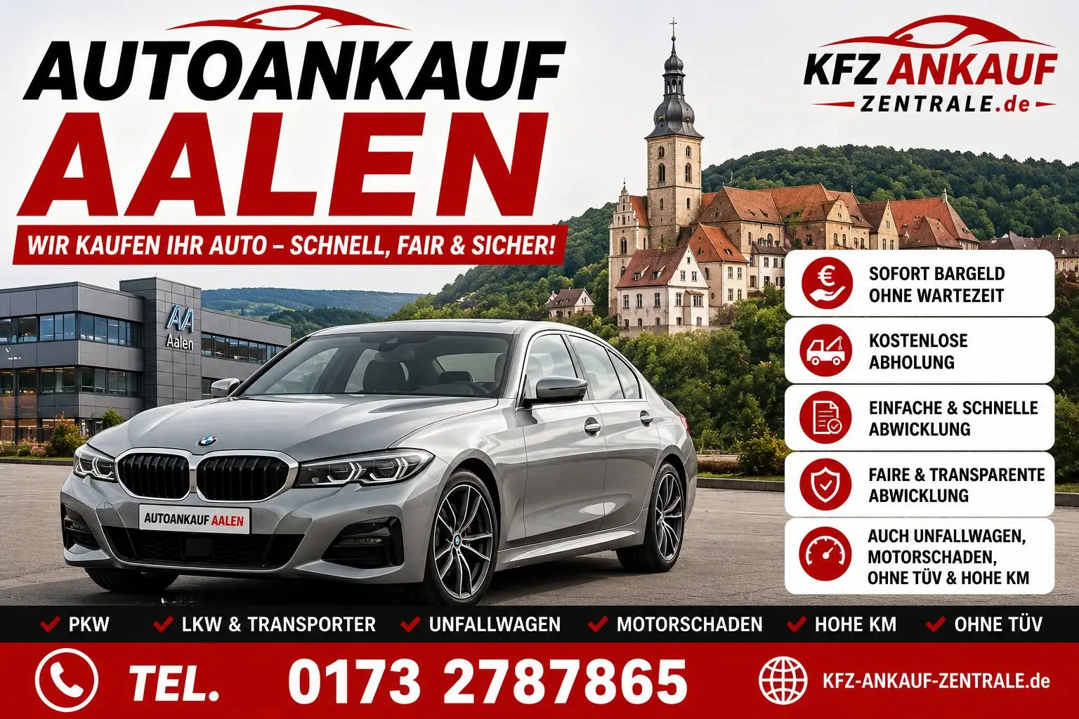Autoankauf Aalen – Zuverlässiger Gebrauchtwagen Ankauf in Ostalbkreis, Bmw  320, 218, X1, X3
