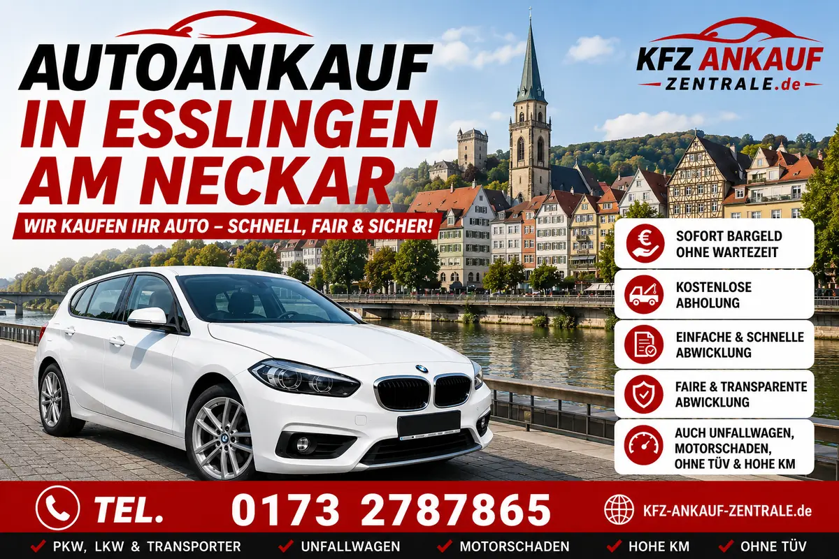 Autoankauf Esslingen am neckar Ankauf von BMW 218, x1, x3, Gebrauchtwagen
