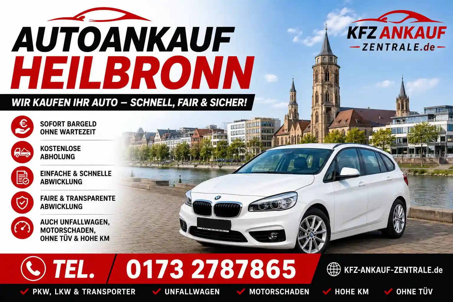 Autoankauf Heilbronn - BMW, skoda, VW, toyota Gebrauchtwagen Ankauf zu Bestpreisen