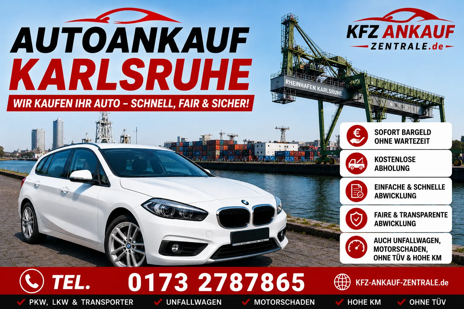 Auto Export und Auto verkaufen in Karlsruhe Autoankauf Karlsruhe – Zuverlässiger Gebrauchtwagen Ankauf BMW 218, X1, X3