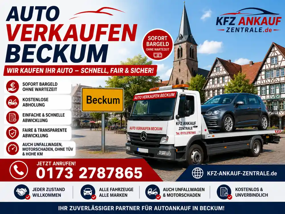 Auto Verkaufen Beckum Auto verkaufen Beckum – Fahrzeug schnell, kostenlose Abholung und sofortige Bezahlung, VW Mercedes-Benz, Opel, Toyota