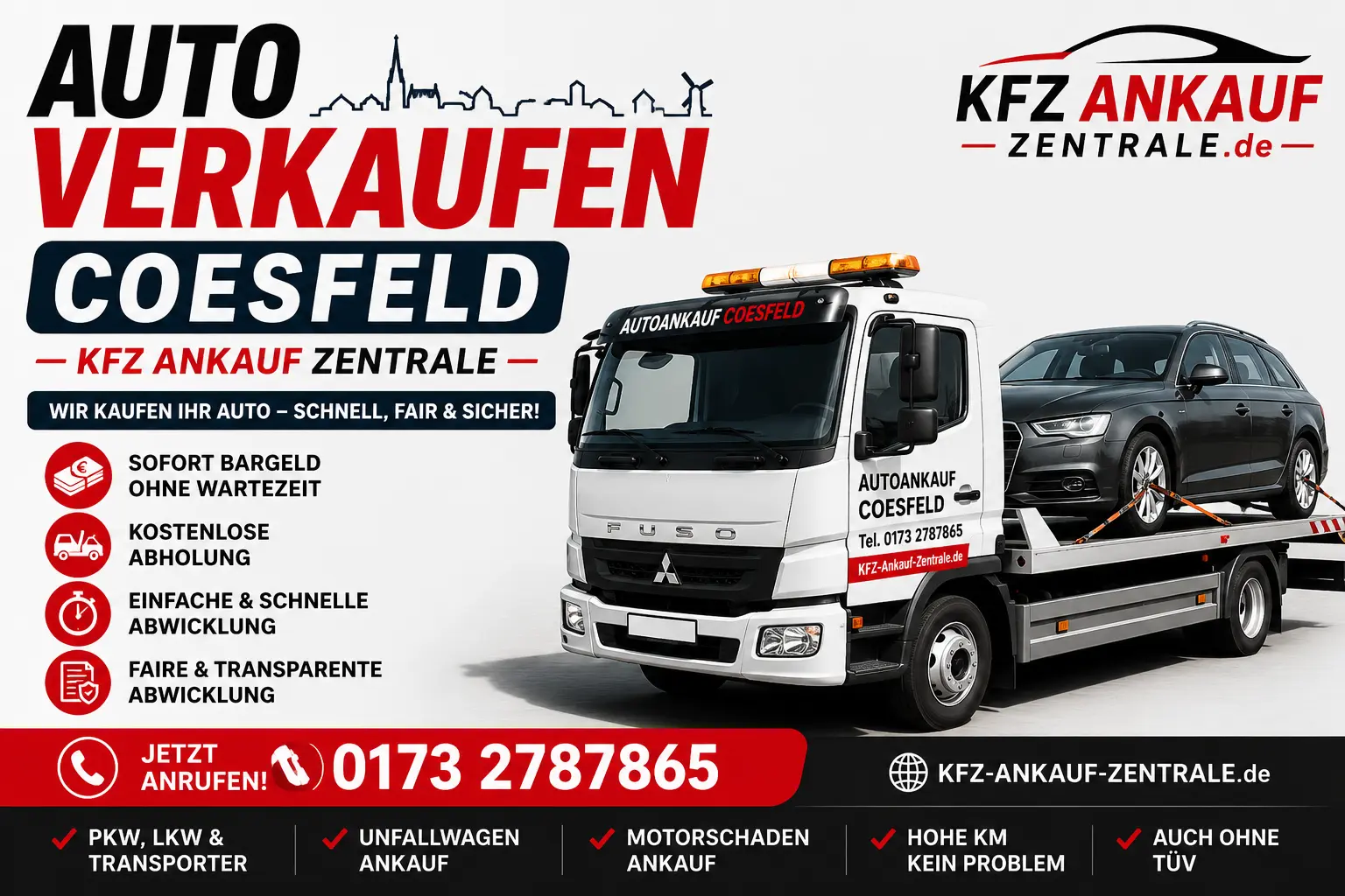 Auto verkaufen Coesfeld – Gebrauchtwagen und Fahrzeuge schnell verkaufen