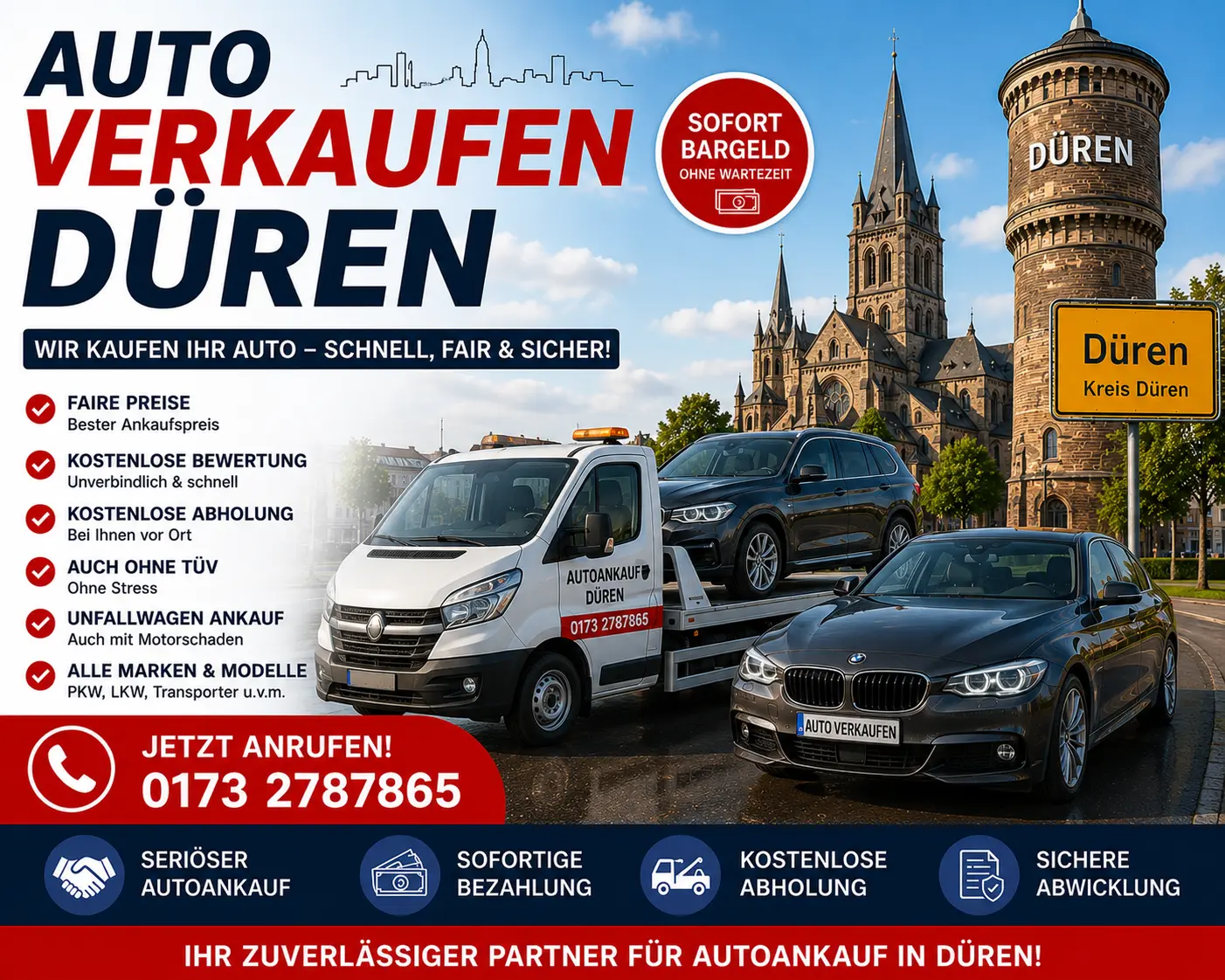 Auto verkaufen Düren – Schnell und zum Bestpreis Auto verkaufen in Düren – Gebrauchtwagen, Unfallwagen und defekte Fahrzeuge einfach verkaufen, Fiat, bmw, VW, Toyota