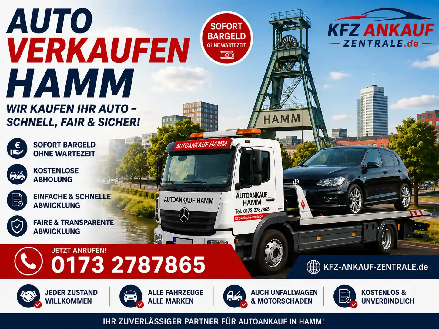 Auto verkaufen in Hamm – Faire Preise & Sofortige Auszahlung Auto verkaufen in Hamm – VW, Opel, Mercedes-Benz Pkw unkompliziert und schnell verkaufen kostenlos Abholung