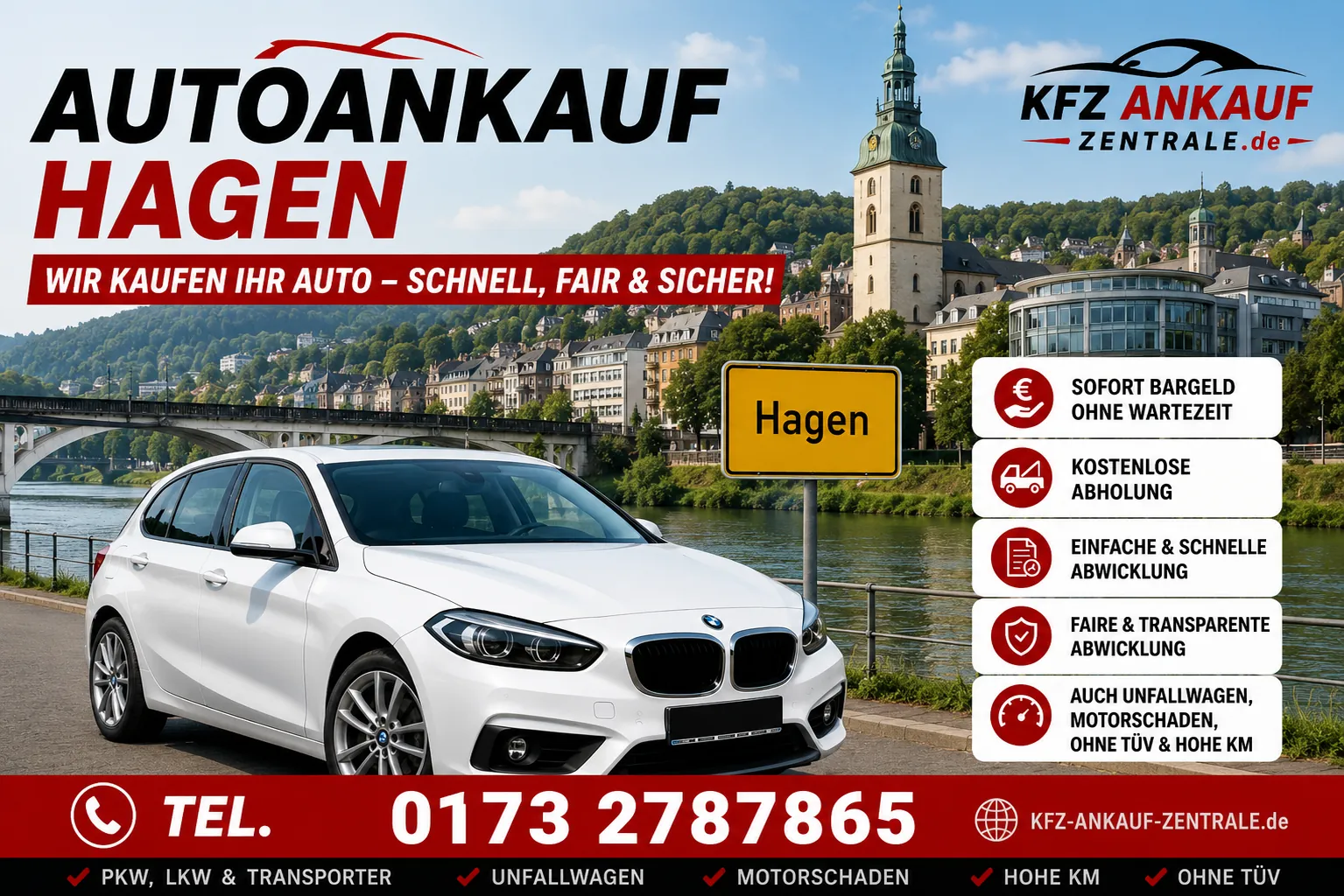 BMW, Mercedes-Benz, Gebrauchtwagen verkaufen Autoankauf Export Hagen