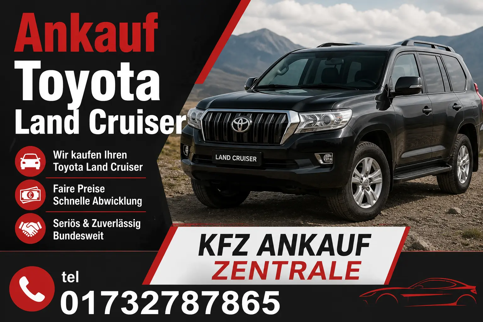Toyota Land Cruiser Ankauf – Gebrauchtwagen, SUV und Geländewagen schnell und zum fairen Preis verkaufen