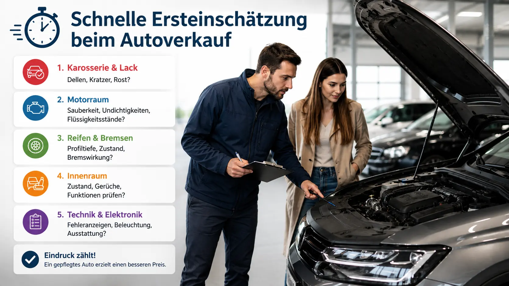 Fahrzeugprüfung für eine schnelle Ersteinschätzung in Heilbronn